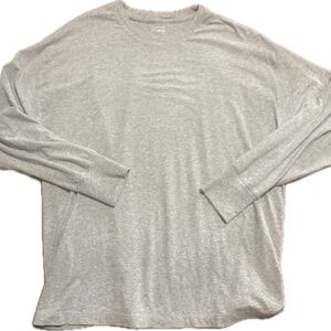 Aerie Gray Long Sleeve Tee
